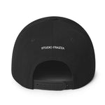 Load image into Gallery viewer, Studio Frazza Snapback Hat (Black/White)
