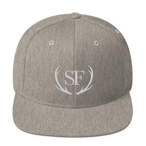 Studio Frazza Snapback Hat (Heather Grey/White)