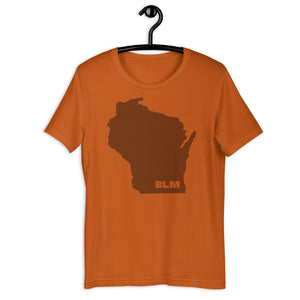 BLM 50 States / Wisconsin Short-Sleeve Unisex T-Shirt (Autumn)