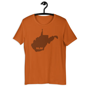 BLM 50 States / West Virginia Short-Sleeve Unisex T-Shirt (Autumn)