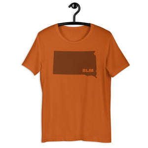 BLM 50 States / South Dakota Short-Sleeve Unisex T-Shirt (Autumn)