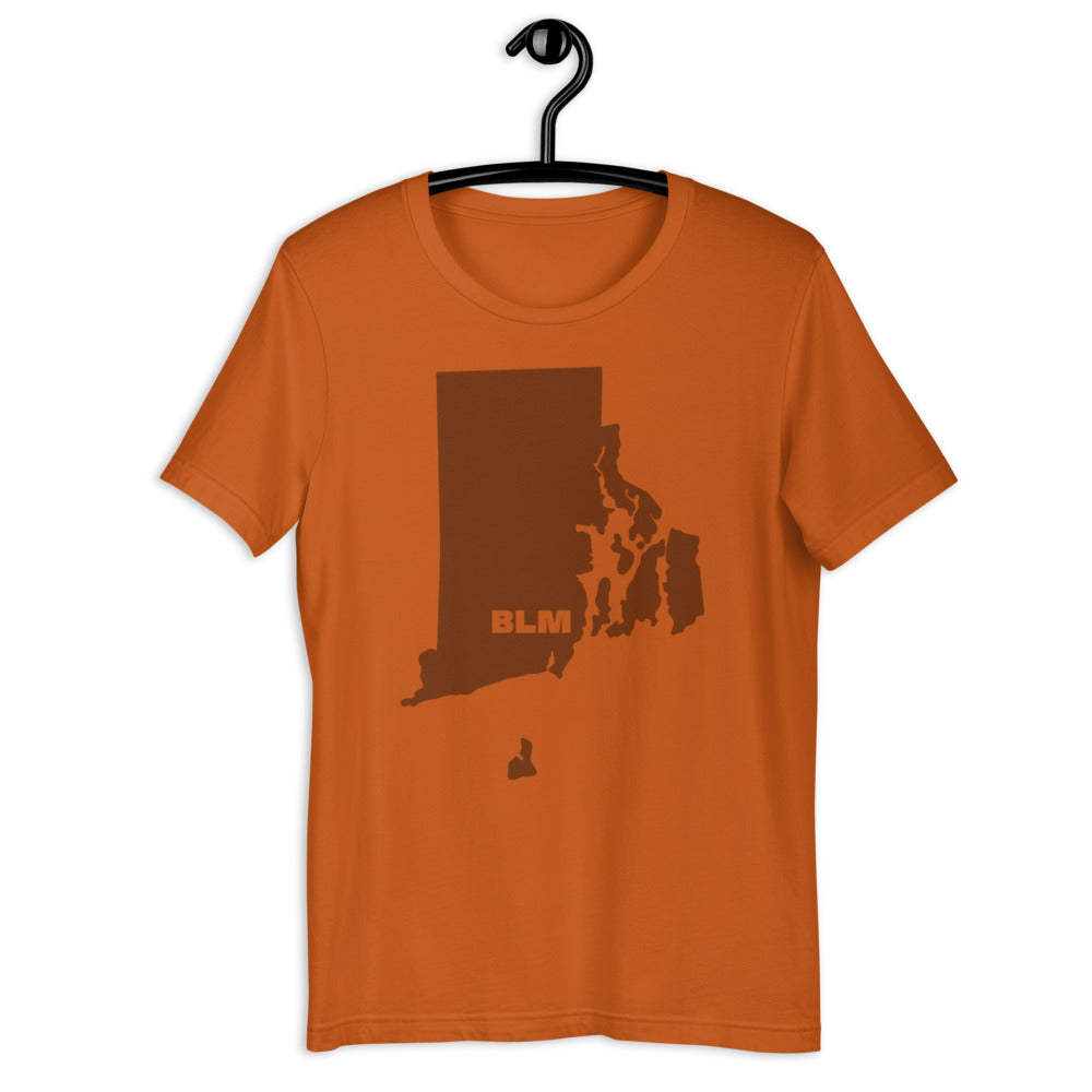 BLM 50 States / Rhode Island Short-Sleeve Unisex T-Shirt (Autumn)