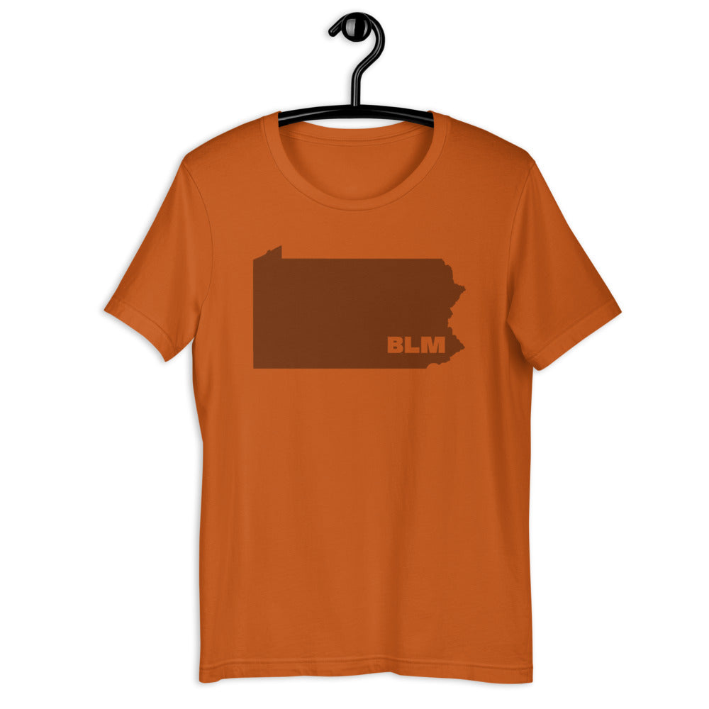 BLM 50 States / Pennsylvania Short-Sleeve Unisex T-Shirt (Autumn)