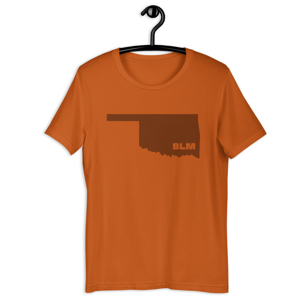 BLM 50 States / Oklahoma Short-Sleeve Unisex T-Shirt (Autumn)