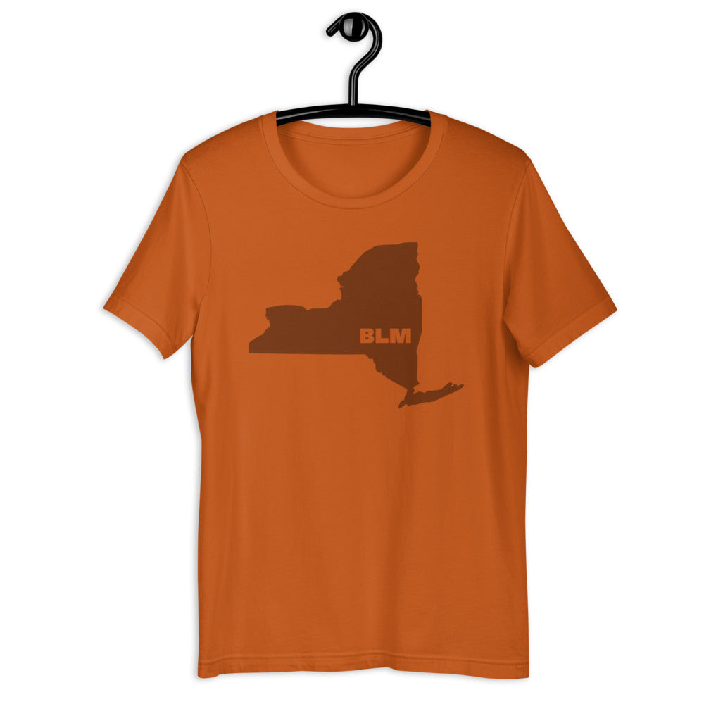 BLM 50 States / New York Short-Sleeve Unisex T-Shirt (Autumn)