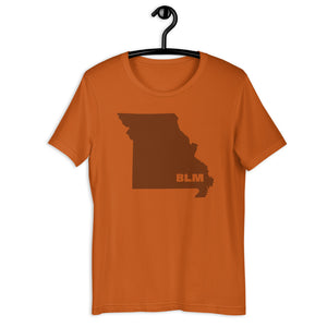 BLM 50 States / Missouri Short-Sleeve Unisex T-Shirt (Autumn)