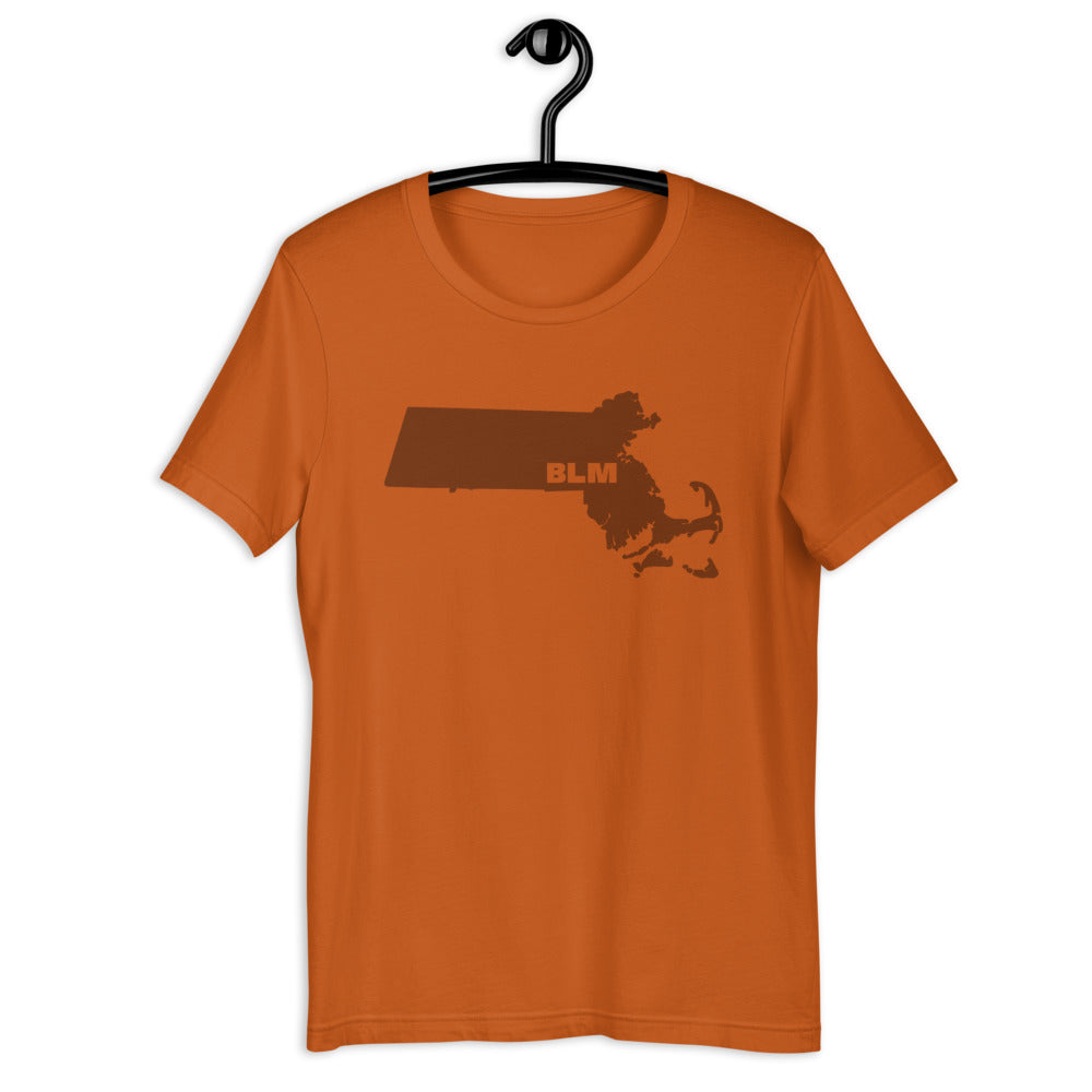 BLM 50 States / Massachusetts Short-Sleeve Unisex T-Shirt (Autumn)