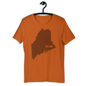 BLM 50 States / Maine Short-Sleeve Unisex T-Shirt (Autumn)