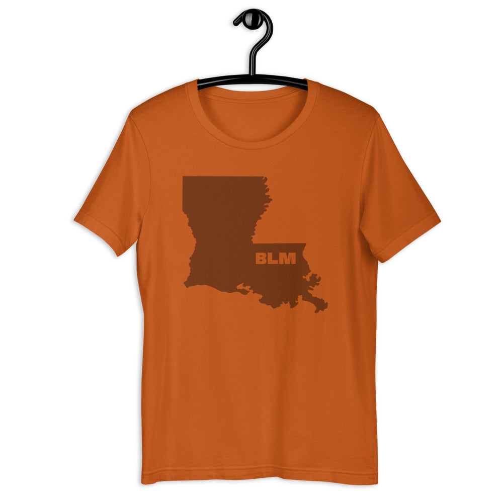 BLM 50 States / Louisiana Short-Sleeve Unisex T-Shirt (Autumn)