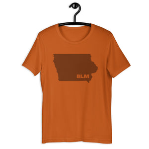 BLM 50 States / Iowa Short-Sleeve Unisex T-Shirt (Autumn)