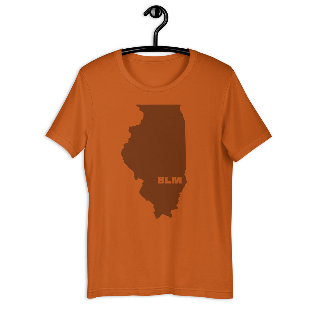 BLM 50 States / Illinois Short-Sleeve Unisex T-Shirt (Autumn)