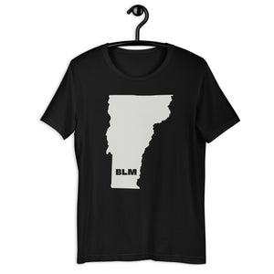 BLM 50 States / Vermont Short-Sleeve Unisex T-Shirt (Black)