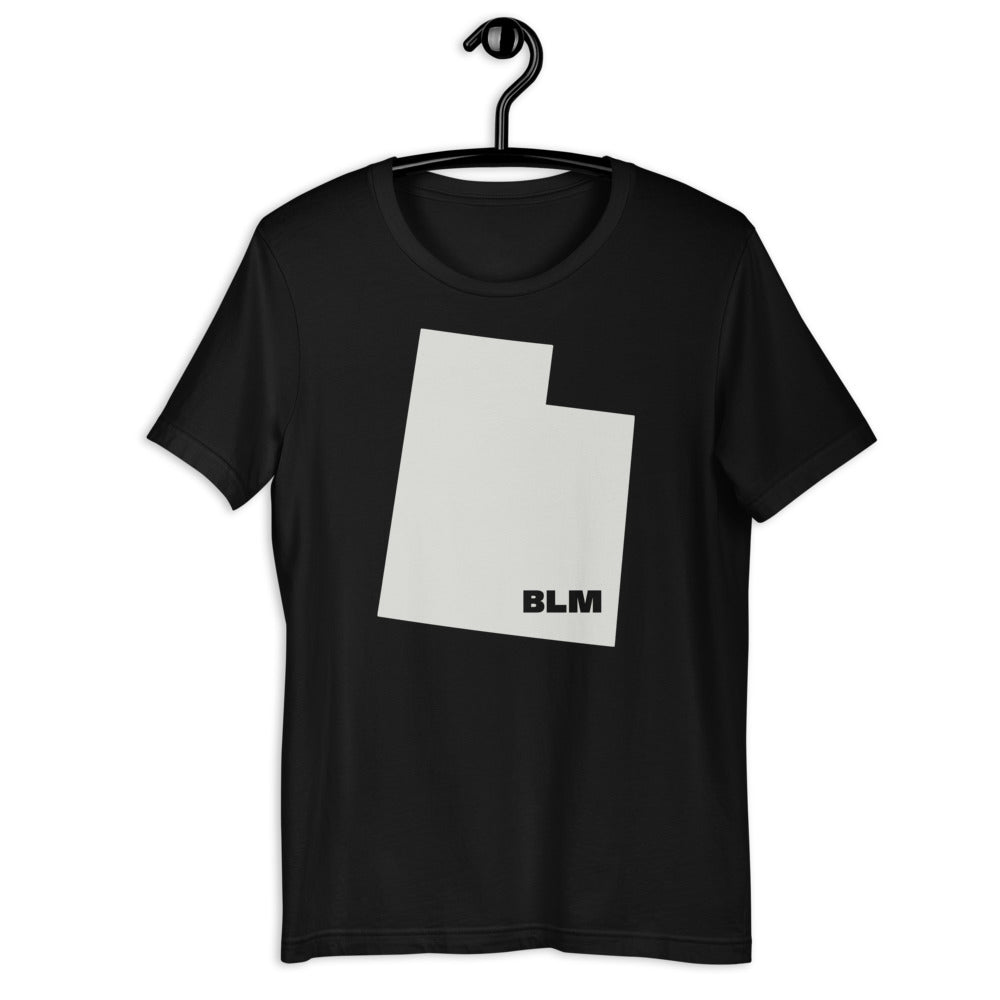 BLM 50 States / Utah Short-Sleeve Unisex T-Shirt (Black)