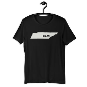 BLM 50 States / Tennessee Short-Sleeve Unisex T-Shirt (Black)