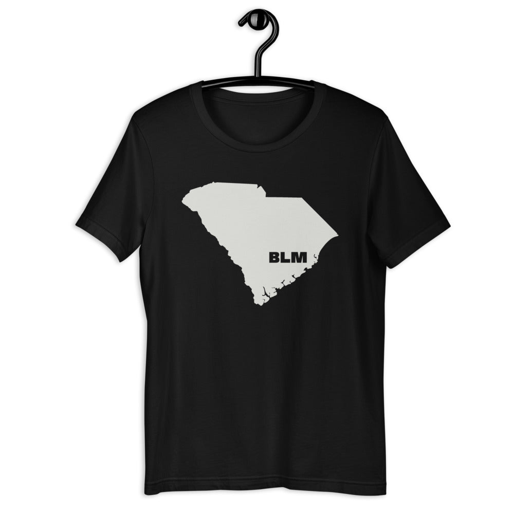 BLM 50 States / South Carolina Short-Sleeve Unisex T-Shirt (Black)