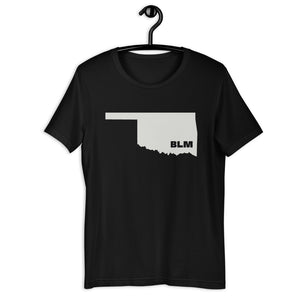 BLM 50 States / Oklahoma Short-Sleeve Unisex T-Shirt (Black)