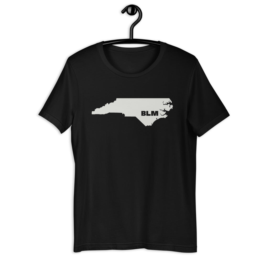 BLM 50 States / North Carolina Short-Sleeve Unisex T-Shirt (Black)