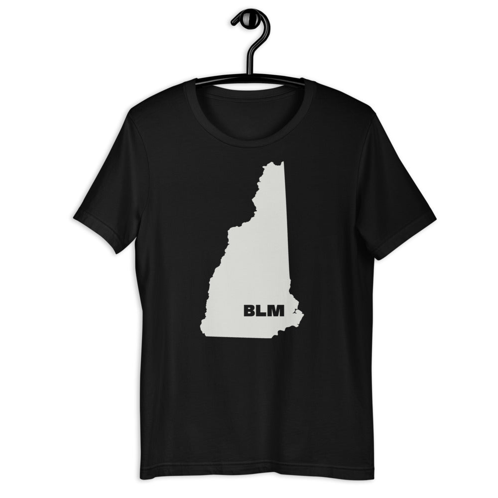 BLM 50 States / New Hampshire Short-Sleeve Unisex T-Shirt (Black)