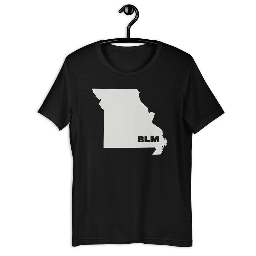 BLM 50 States / Missouri Short-Sleeve Unisex T-Shirt (Black)