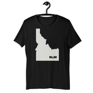 BLM 50 States / Idaho Short-Sleeve Unisex T-Shirt (Black)