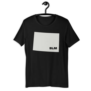 BLM 50 States / Colorado Short-Sleeve Unisex T-Shirt (Black)