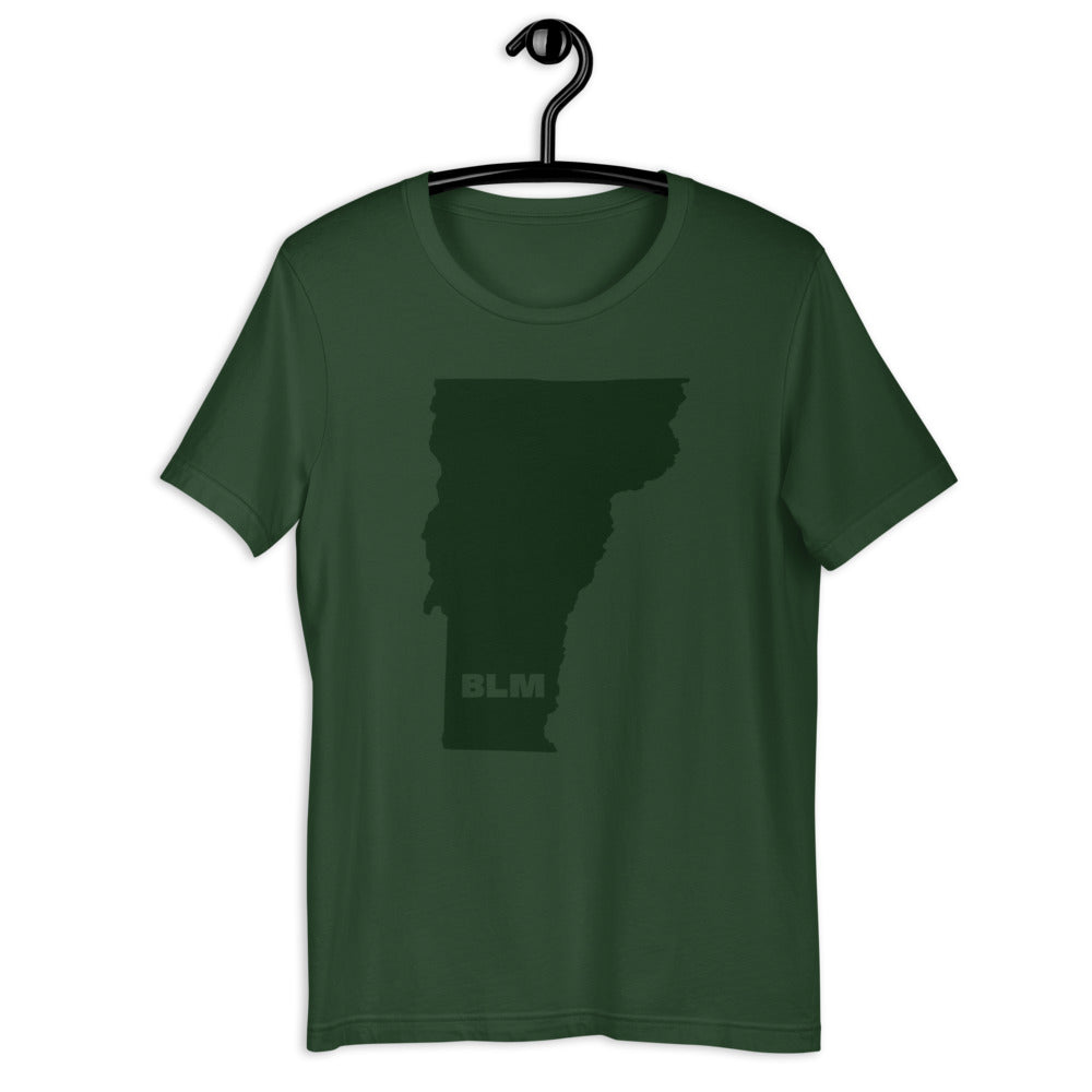 BLM 50 States / Vermont Short-Sleeve Unisex T-Shirt (Forest Green)