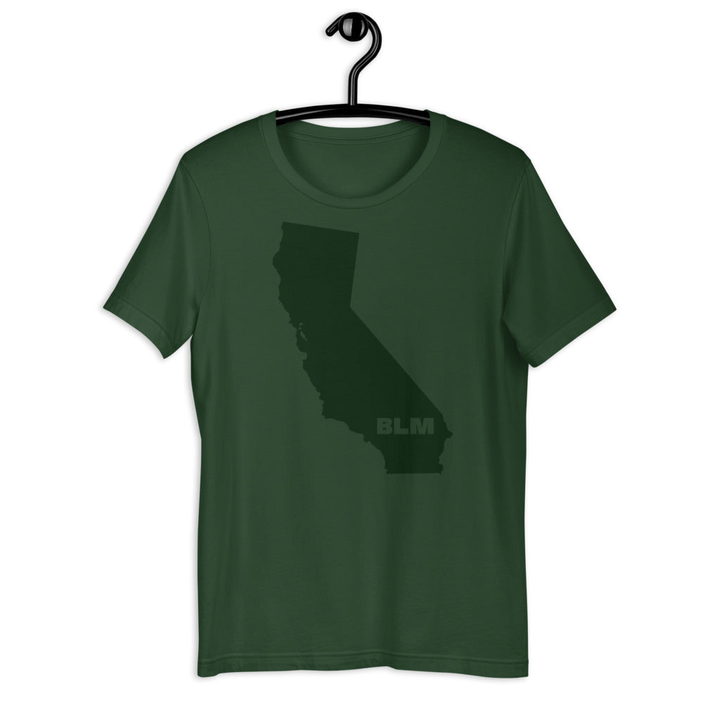 BLM 50 States / California Short-Sleeve Unisex T-Shirt (Forest Green)