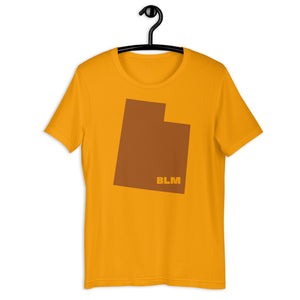 BLM 50 States / Utah Short-Sleeve Unisex T-Shirt (Gold)