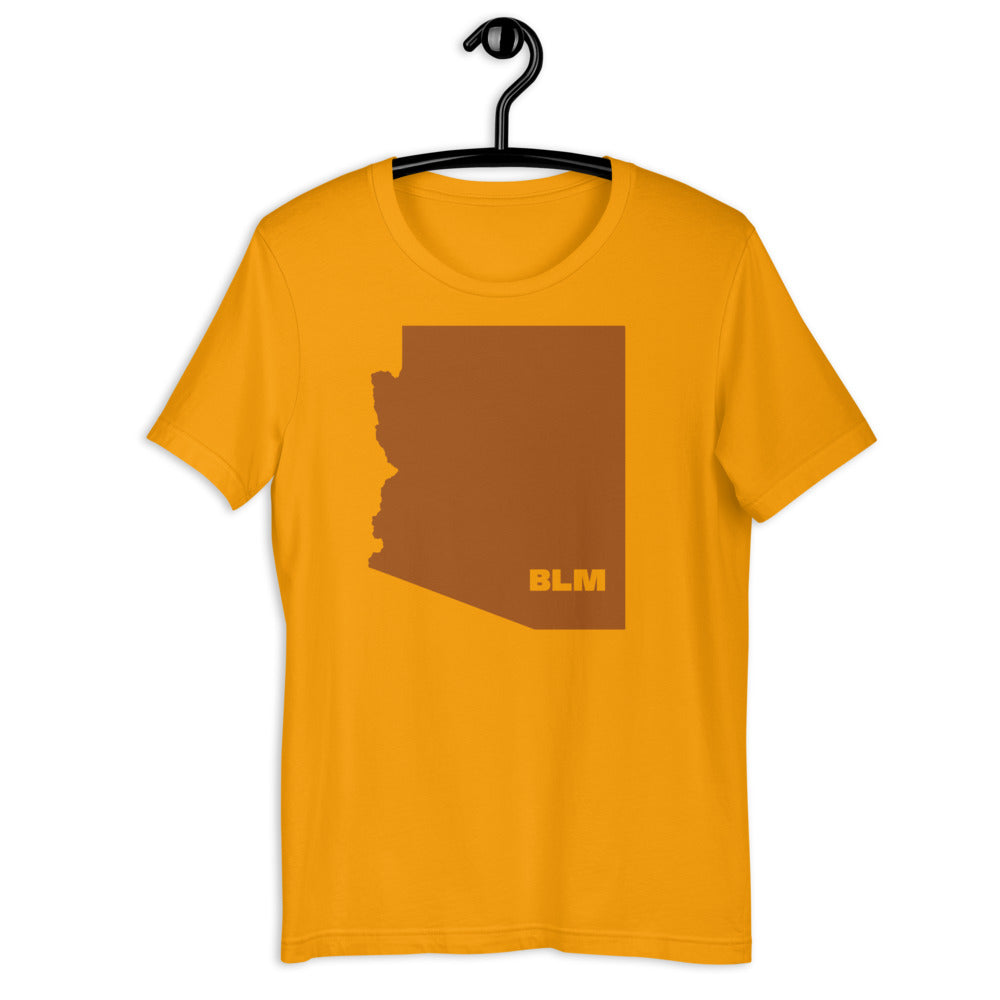 BLM 50 States / Arizona Short-Sleeve Unisex T-Shirt (Gold)