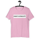 Load image into Gallery viewer, Equity Does Not Equal Equality - Short-Sleeve Unisex T-Shirt
