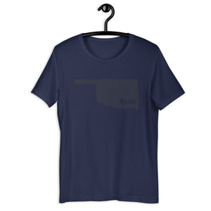 BLM 50 States / Oklahoma Short-Sleeve Unisex T-Shirt (Navy)