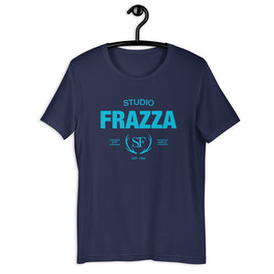 Studio Frazza - Short-Sleeve Unisex T-Shirt (Navy/Light Blue)