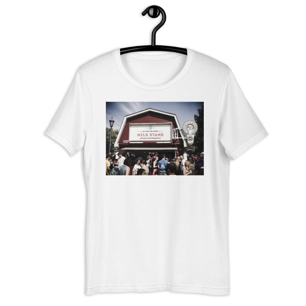 Milk Stand - Short-Sleeve Unisex T-Shirt