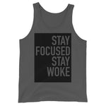 Load image into Gallery viewer, Stay Focused Stay Woke - Unisex Tank Top
