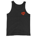 Load image into Gallery viewer, I Heart BLM Unisex Tank Top
