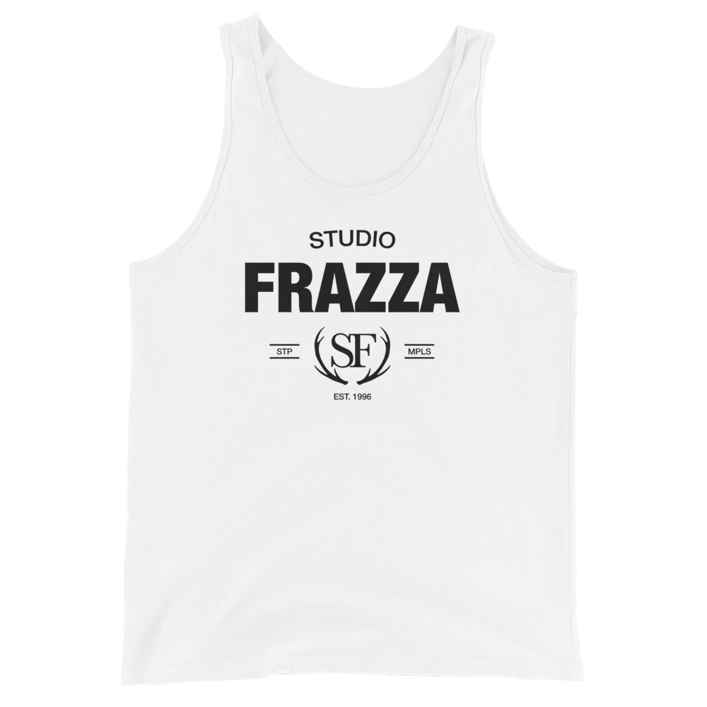 Studio Frazza Unisex Tank Top (White/Black)