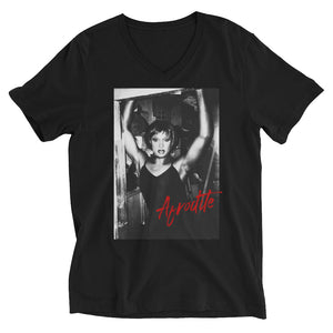 Afrodite at Pyramid - Unisex Short Sleeve V-Neck T-Shirt